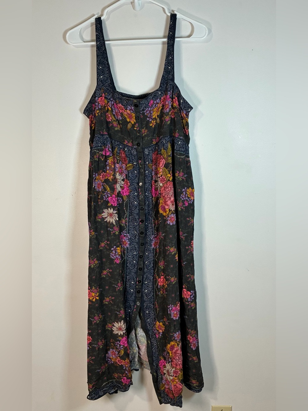 Natural Life Lucy Maxi Dress, Gray / Blue / Pink / Purple, Women’s Large - Picture 2 of 12
